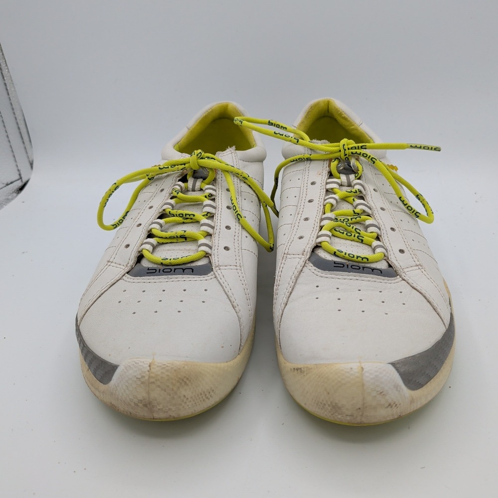 ECCO Biom Natural Motion White Yak Leather Spikeless Golf Shoes Womens 39 8-8.5 - Picture 3 of 8